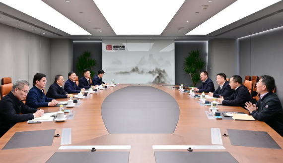邹磊张传江与中广核董事长杨长利、总经理高立刚会谈