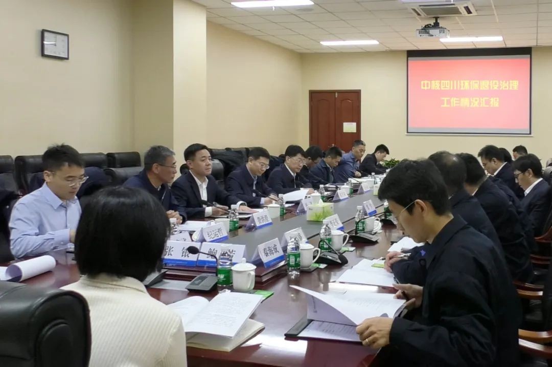 陈军利调研中核四川环保