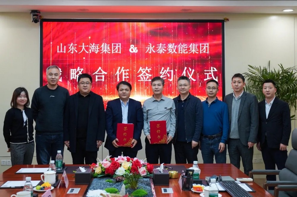 共探全球储能新机遇！永泰数能与山东大海集团达成战略合作