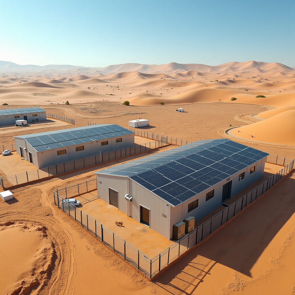 250kW/645kWh！晶科能源为中东偏远地区某养殖场成功部署液冷微电网储能系统