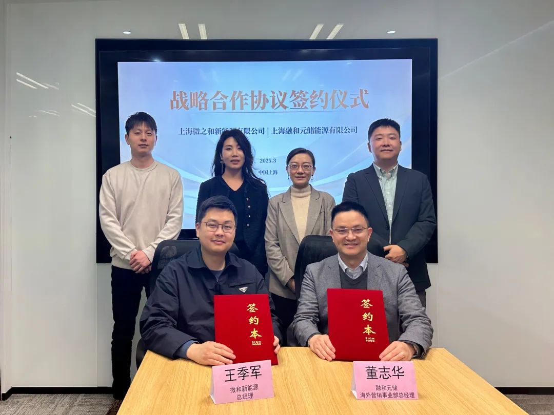 融和元储与微和新能源签署海外战略合作框架协议