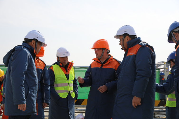 招远核电厂核岛基坑验槽检查完成