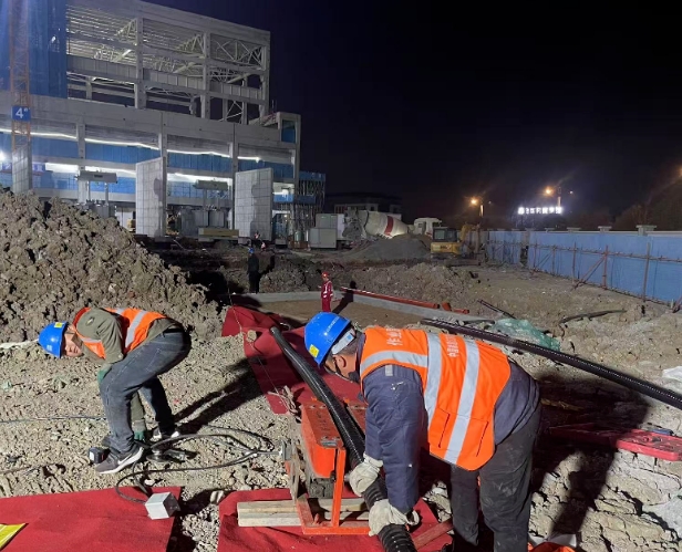 淮安储能发电项目220kV高压电缆核心段敷设工程正式启动