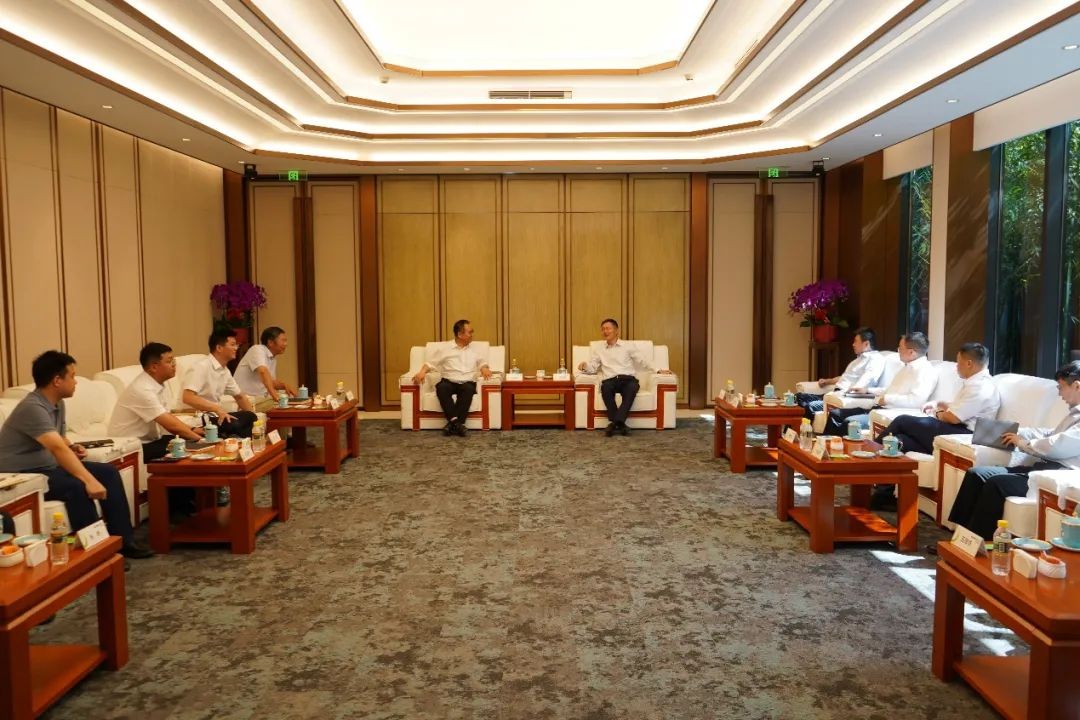 中核地质科技陈奋雄一行赴北方矿业走访交流
