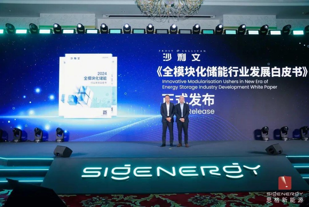 思格新能源携手沙利文发布重磅白皮书：以全模块化架构引领储能产业革新
