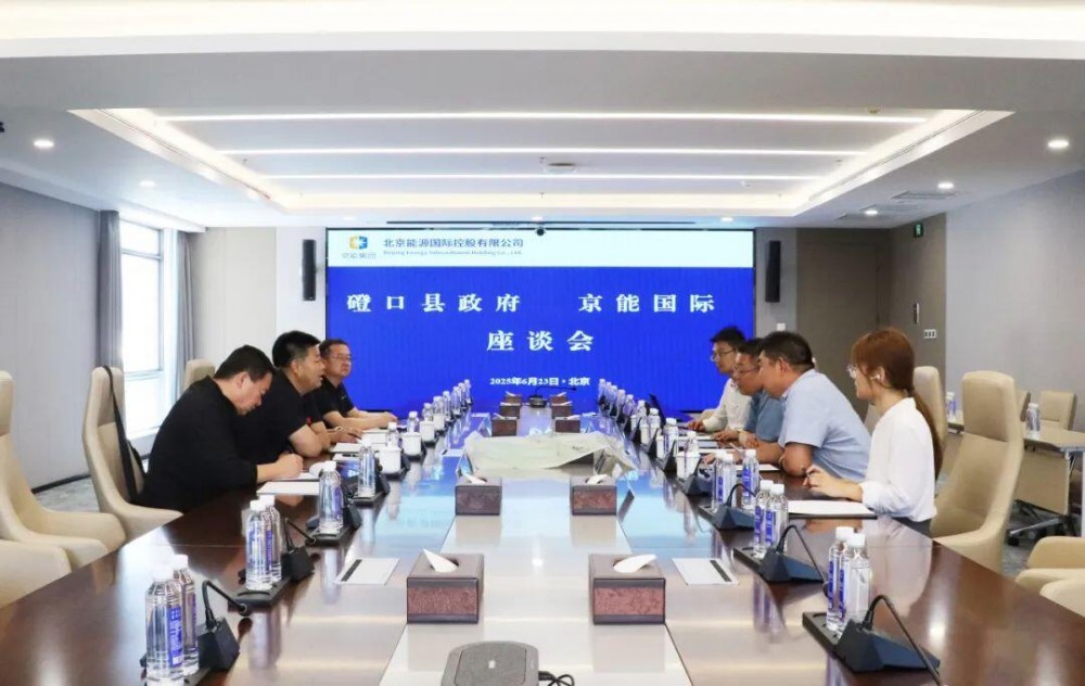 京能国际与内蒙古巴彦淖尔市磴口县人民政府会谈！深化绿氢领域合作