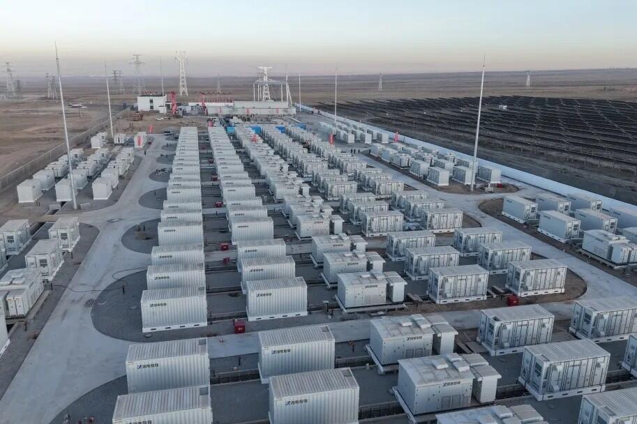 旭储景能200MW/800MWh独立储能电站示范项目竣工并网