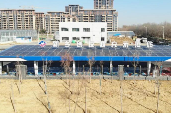 一秒一公里！河南新乡创投首座新能源超充充电站建成投运