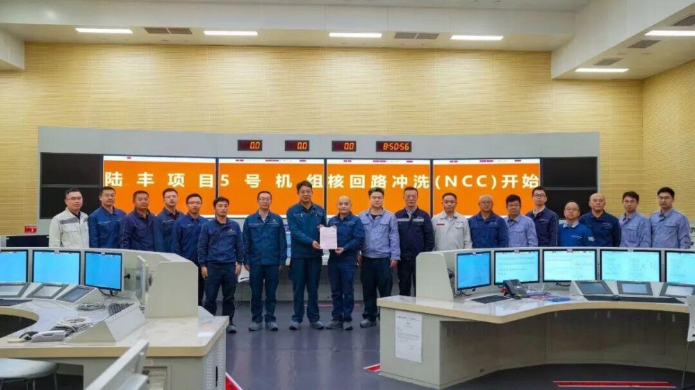 陆丰核电5号机组核回路冲洗启动