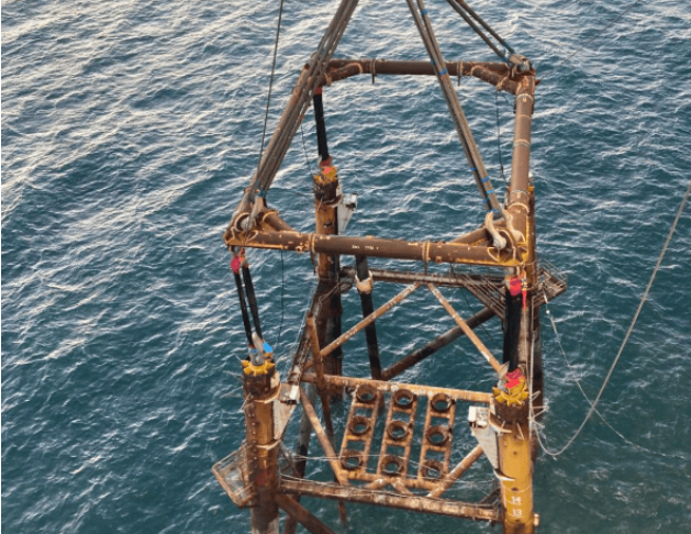 Perenco完成北海紫水晶气田导管架移除工作
