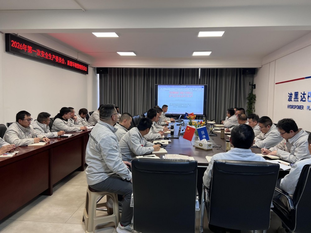 波黑达巴尔水电站项目部安排部署安全生产工作