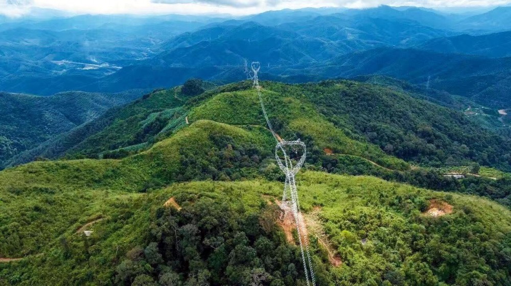 中国能建云南院参与勘察设计的中老500千伏联网输电线路全线贯通
