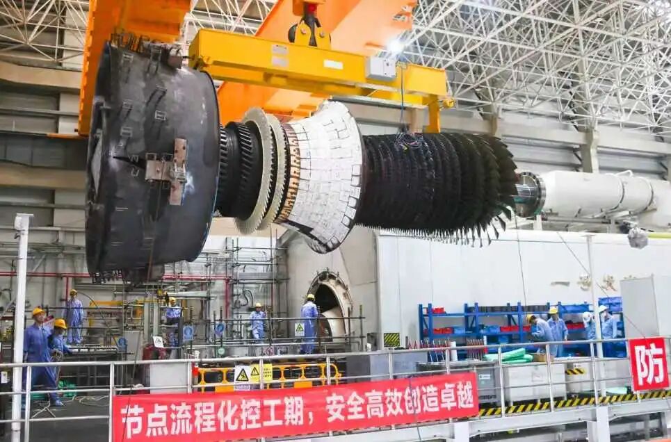 鏖战25天，大唐万宁公司燃机检修转子回装一次成功