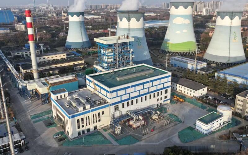 中国能建江苏院EPC总承包建设的上海梅山钢铁股份有限公司煤气资源综合利用发电项目并网