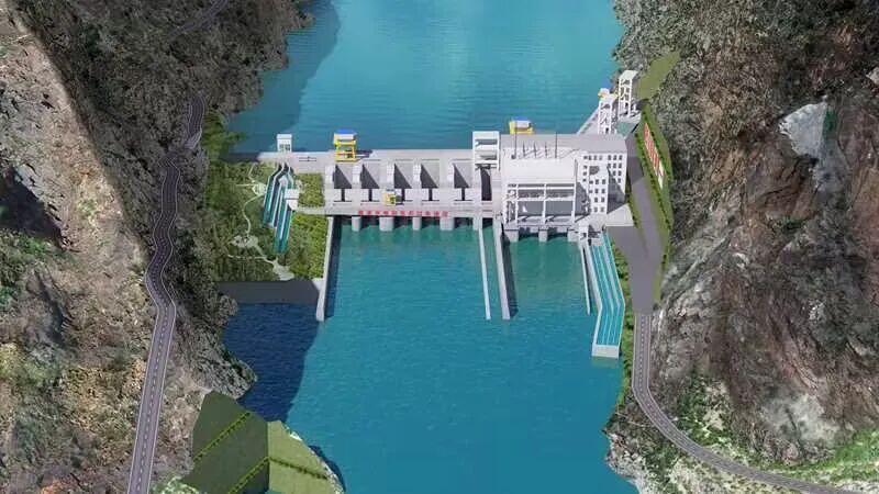 昌波水电站地下厂房岩锚梁混凝土浇筑完成