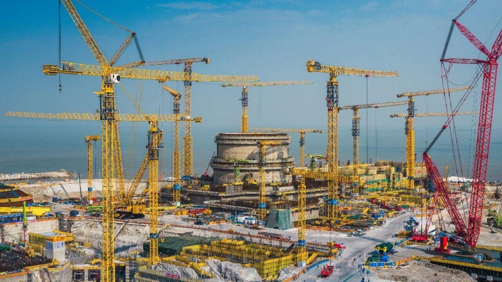 中国能建浙江火电承建的中广核宁德核电项目5号机组核岛安装工程全面开工