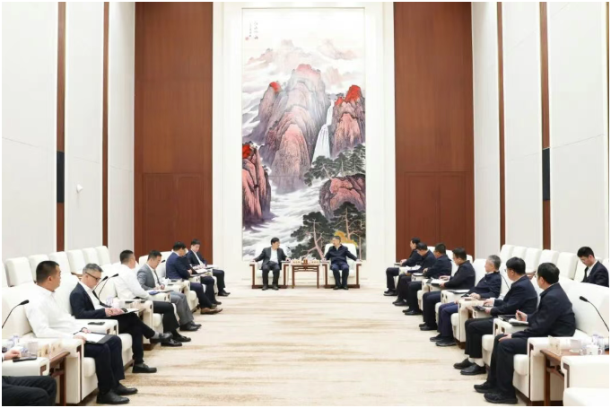 中国华能集团董事长温枢会见正泰集团董事长南存辉