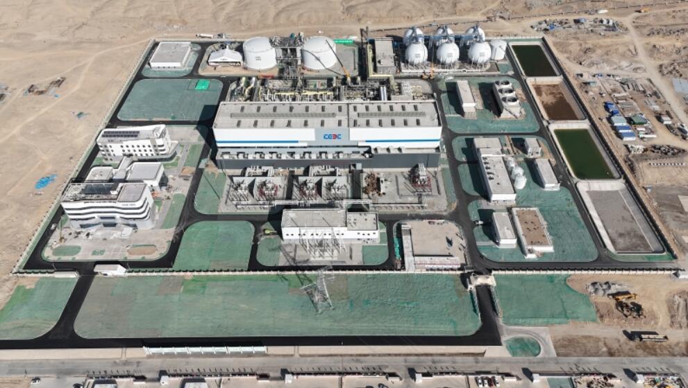 甘肃酒泉压缩空气储能项目完成关键管道吹扫