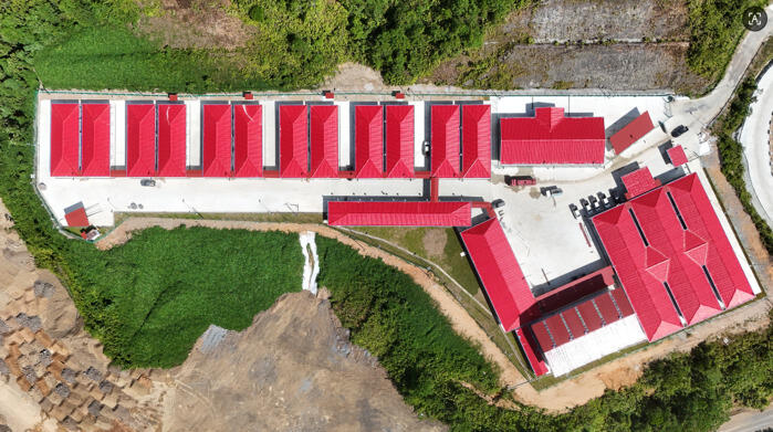 巴莱水电站5标业主新营地正式移交投用