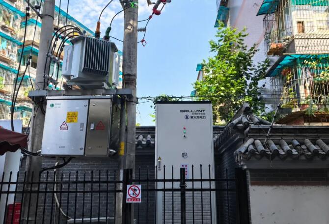 四川成都首个100kW/233kWh台区储能示范项目正式投运！