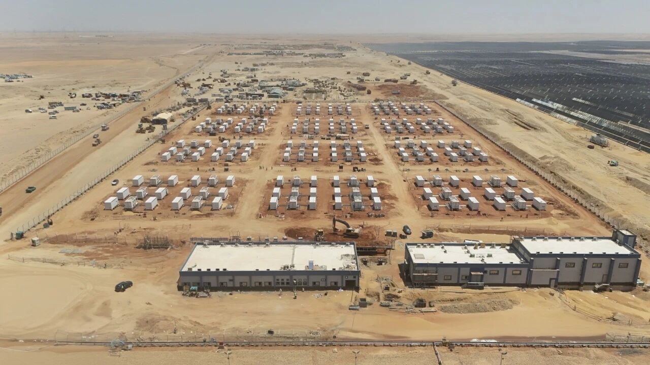 非洲在建最大光储项目全容量并网一次成功