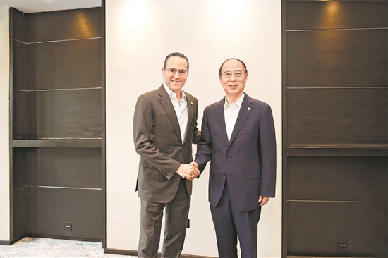 中国石油集团董事长戴厚良会见壳牌公司首席执行官