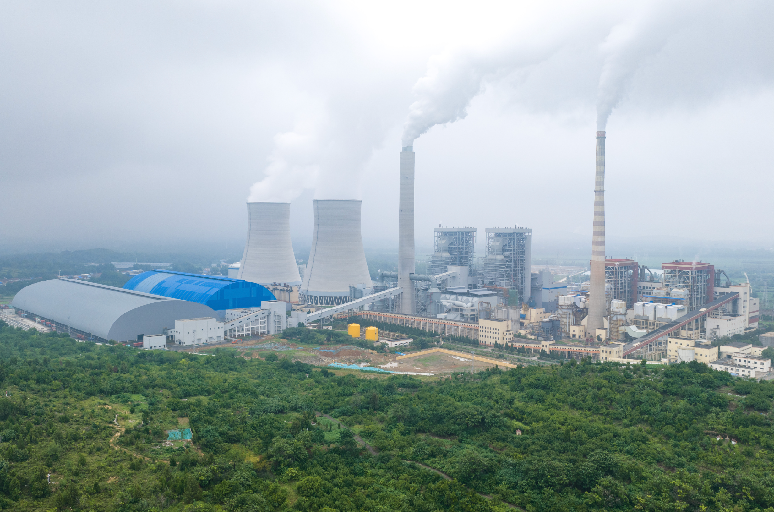中国能建建筑集团承建的淮北聚能电厂工程1号机组投产