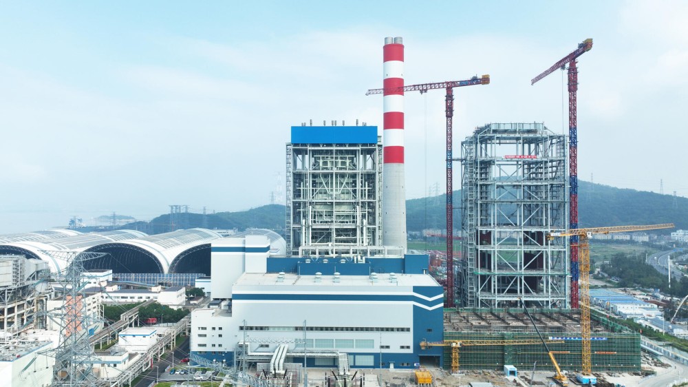 中国能建总承包建设的中煤玉环三期扩建工程5号机组投产