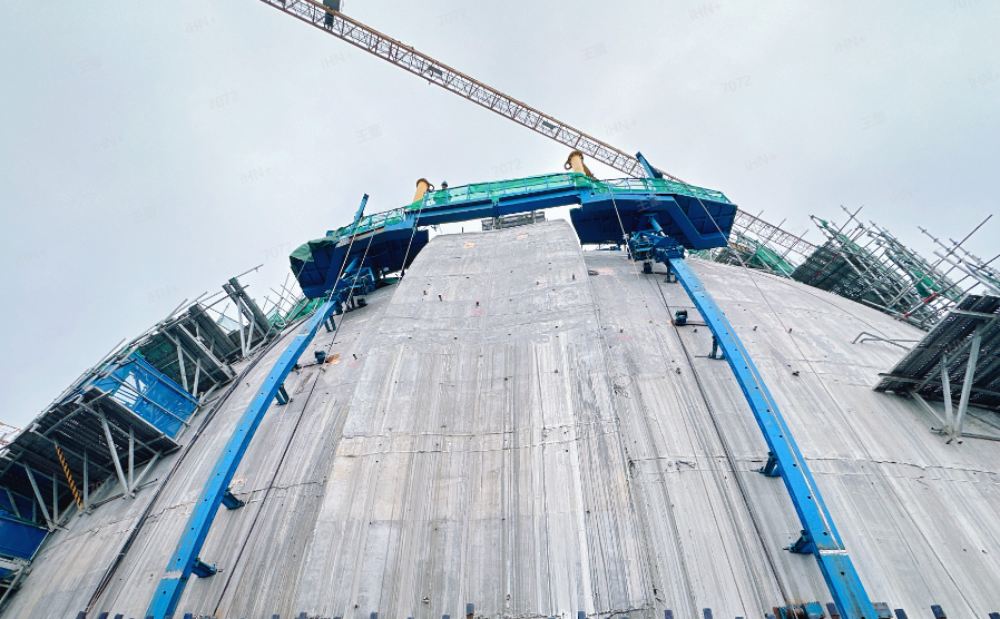 华能海南昌江核电二期项目3号机组预应力二阶段完成