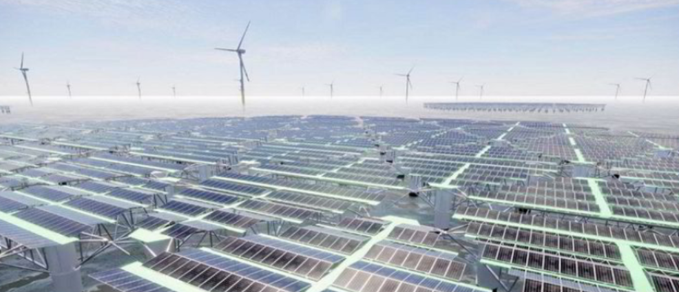 漂浮式风电+漂浮式光伏，同场建设！