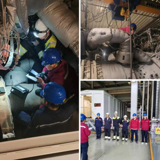 山西昔阳热电顺利完成燃气轮机A检工作