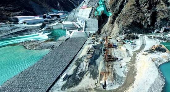 大渡河金川水电站机组座环安装进度过半