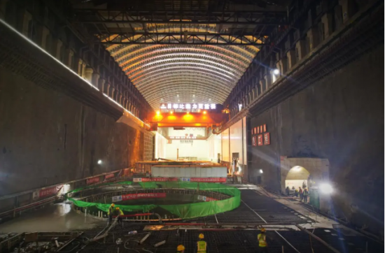 青海玛尔挡水电站地下厂房全部浇筑完成