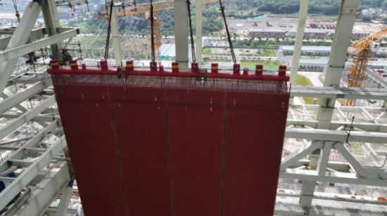 江西九江电厂二期扩建工程3号机组锅炉受热面开吊