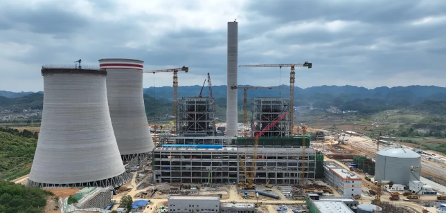 盘江普定超超临界燃煤发电项目首台机组计划年底建成