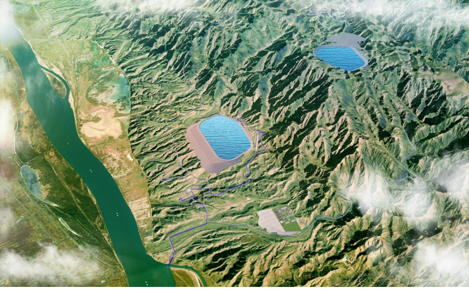 宁夏又一抽水蓄能电站上下水库工程正式开工