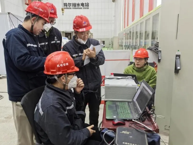 玛尔挡水电站4号机站内电气试验顺利通过