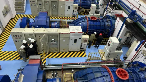 扎敦水利枢纽水电站三台机组全部完成72小时试运行