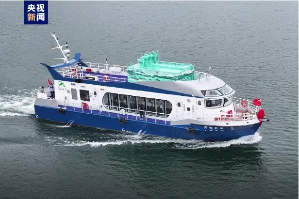 国内首艘商用氢燃料电池动力船舶交付使用