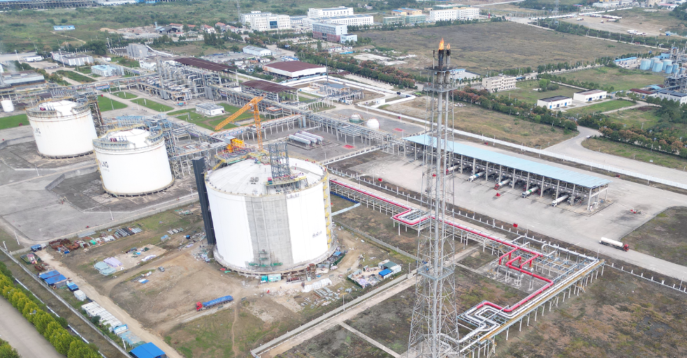 历时三年半，黄冈LNG储气设施项目成功投产