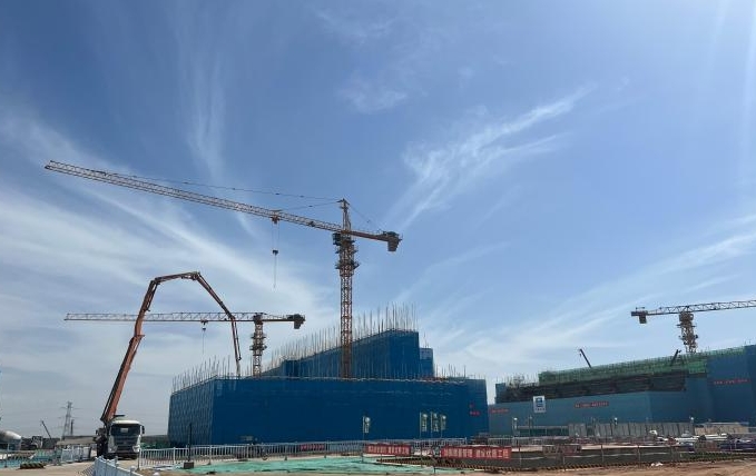 宁电入湘工程中宁换流站正式进入电气安装阶段