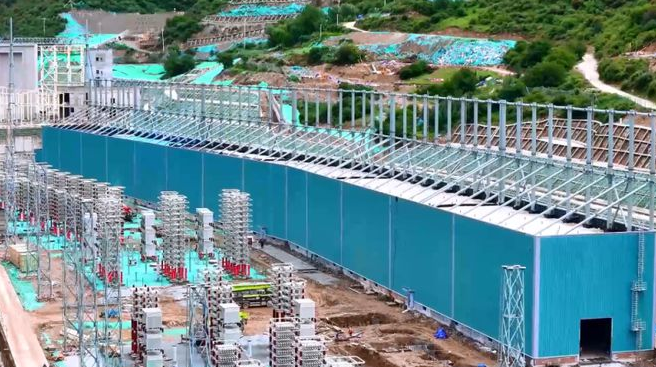 四川甘孜帮果特高压换流站主设备安装启动