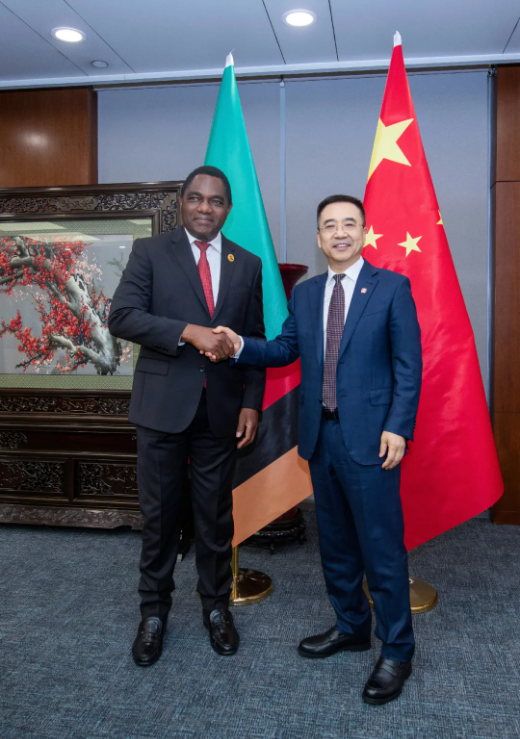 见证合作备忘录签署，深化能源电力领域务实合作！赞比亚总统希奇莱马到访中国大唐