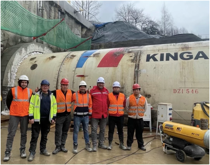 铁建重工首台出口波兰土压平衡盾构机始发，助力当地高铁项目建设