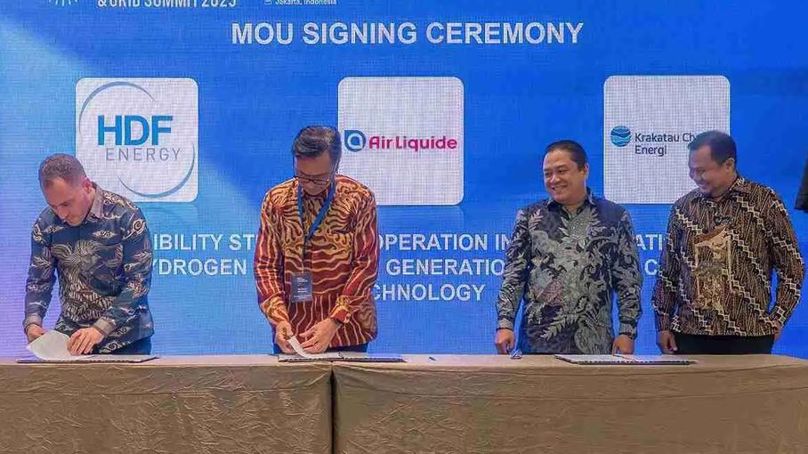 印尼三企签署氢燃料电池发电合作备忘录 推进清洁能源转型