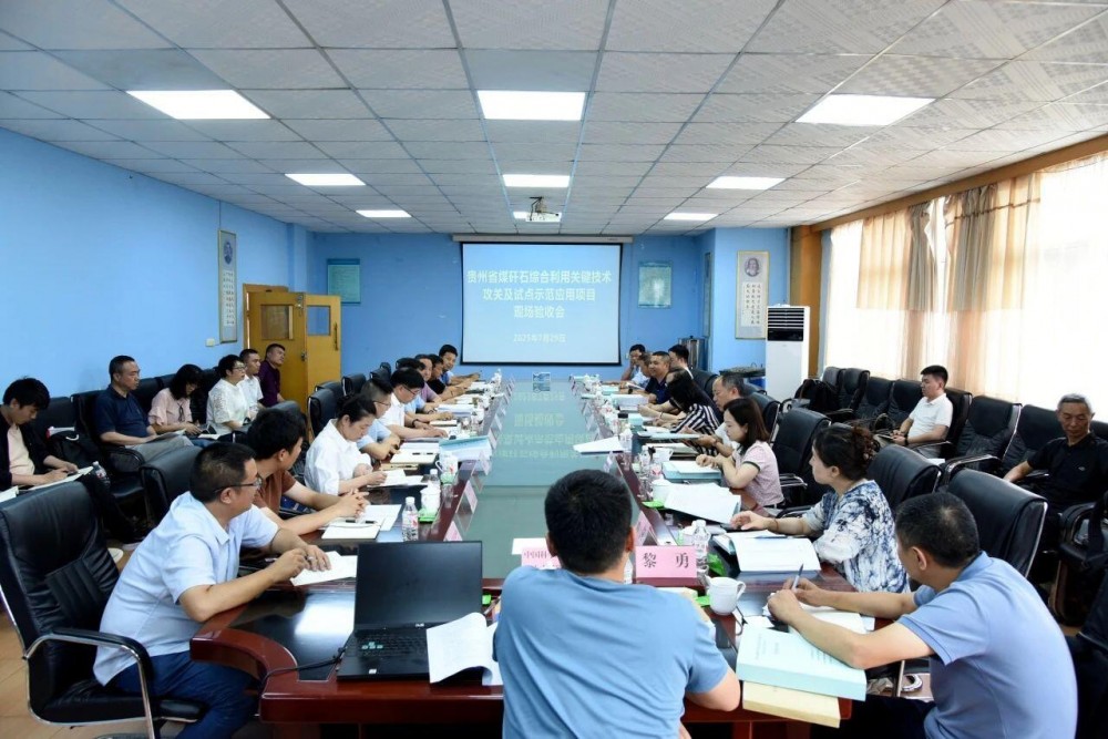 金佳矿煤矸石生态修复示范项目通过贵州省能源局、省生态环境厅验收