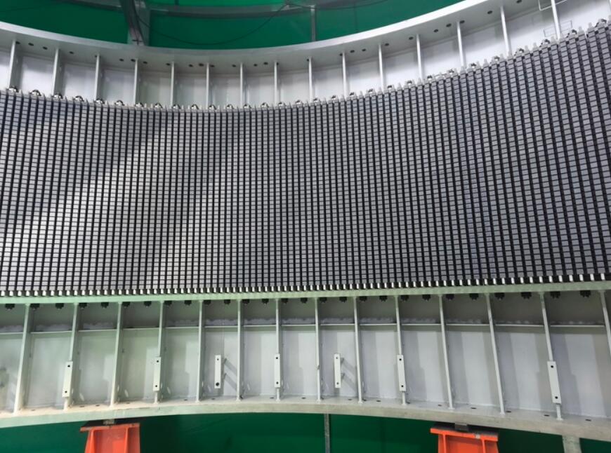 枕头坝二级水电站3号机定子通过铁损试验