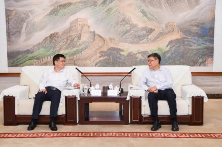 罗乾宜会见天津市副市长翟立新