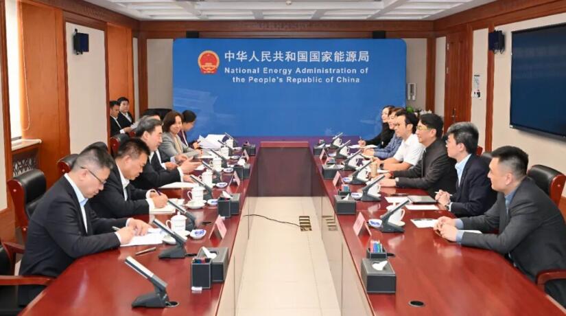 国家能源局主要负责人会见香港中华煤气有限公司主席