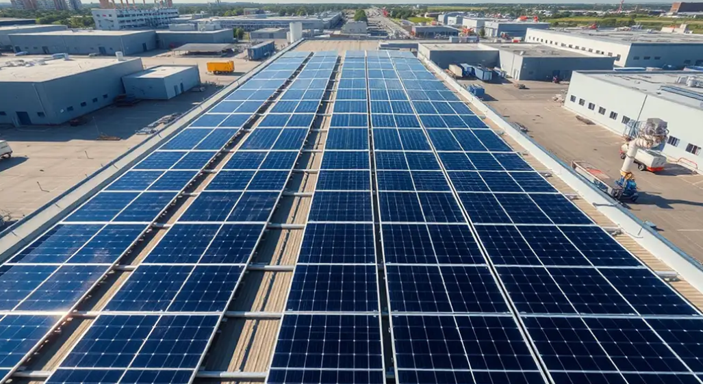 希腊科林斯钢管厂启用大型工业屋顶光伏项目